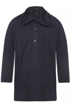 Drawstring collar shirt, zdjęcie 1 Drawstring collar shirt od Issey Miyake Men